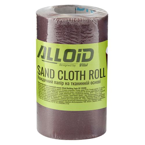 Alloid. Наждачная бумага на тканевой основе, 115мм х 5м, зерно 320 - Vitol Alloid. Наждачная бумага на тканевой основе, 115мм х 5м, зерно 320
