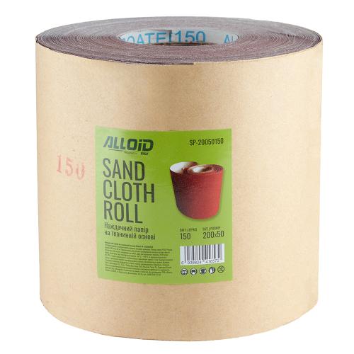 Alloid. Наждачная бумага на тканевой основе, 200мм х 50м, зерно 150 - Vitol Alloid. Наждачная бумага на тканевой основе, 200мм х 50м, зерно 150