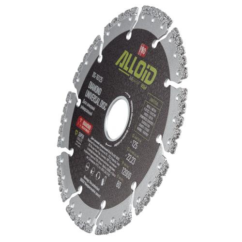Alloid Pro. Диск алмазный универсальный 125мм - Vitol Alloid Pro. Диск алмазный универсальный 125мм