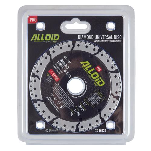 Alloid Pro. Диск алмазный универсальный 125мм - Vitol Alloid Pro. Диск алмазный универсальный 125мм