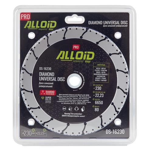 Alloid Pro. Диск алмазный универсальный 230мм - Vitol Alloid Pro. Диск алмазный универсальный 230мм