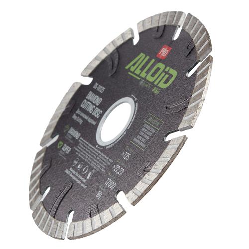 Alloid Pro. Диск алмазный отрезной Deep Cutting 125мм - Vitol Alloid Pro. Диск алмазный отрезной Deep Cutting 125мм
