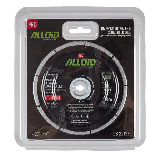 Alloid Pro. Диск алмазний сегментний ультратонкий 125мм - Vitol Alloid Pro. Диск алмазний сегментний ультратонкий 125мм