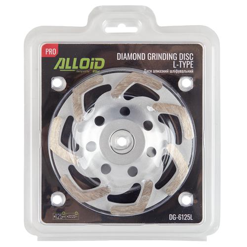 Alloid Pro. Диск алмазный шлифовальный L-Type 125мм - Vitol Alloid Pro. Диск алмазный шлифовальный L-Type 125мм