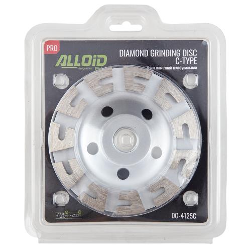 Alloid Pro. Диск алмазный шлифовальный C-Type 125мм - Vitol Alloid Pro. Диск алмазный шлифовальный C-Type 125мм