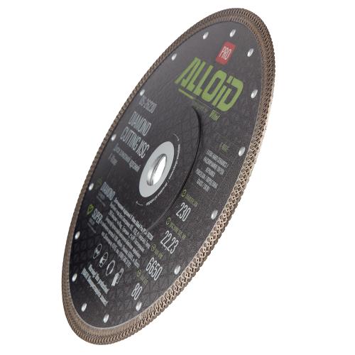 Alloid Pro. Диск алмазный отрезной X-Wave 230мм - Vitol Alloid Pro. Диск алмазный отрезной X-Wave 230мм