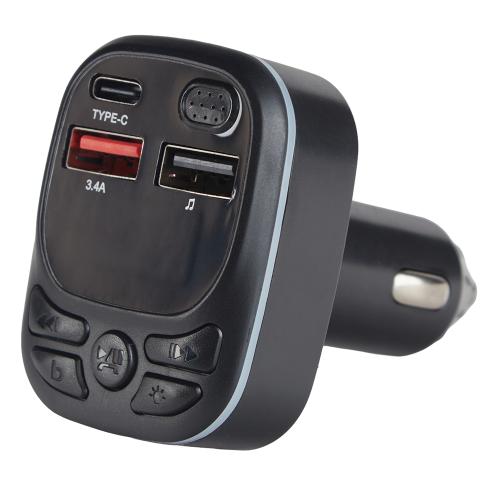  FM, VOIN W-3310, 12-24V 2 USB 3.4A, PD 20W, BT5.0, Hands free, ambient light