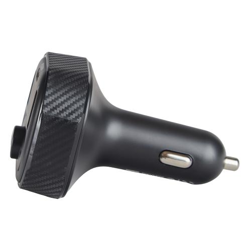 Модулятор FM, VOIN W-3386, 12-24V 2 USB 4.8A, 1 Type C, BT5.0, Hands free, вольтметр - Vitol Модулятор FM, VOIN W-3386, 12-24V 2 USB 4.8A, 1 Type C, BT5.0, Hands free, вольтметр