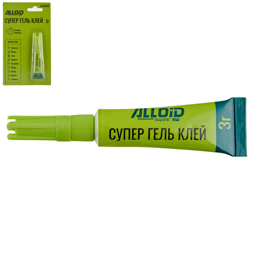 Клей гель Alloid 3 гр. арт.AG3000 - Vitol Клей гель Alloid 3 гр. арт.AG3000