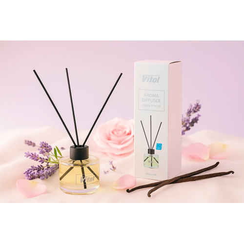 Аромадифузор VITOL Home Sticks Lavender Dream 130 мл - Vitol Аромадифузор VITOL Home Sticks Lavender Dream 130 мл