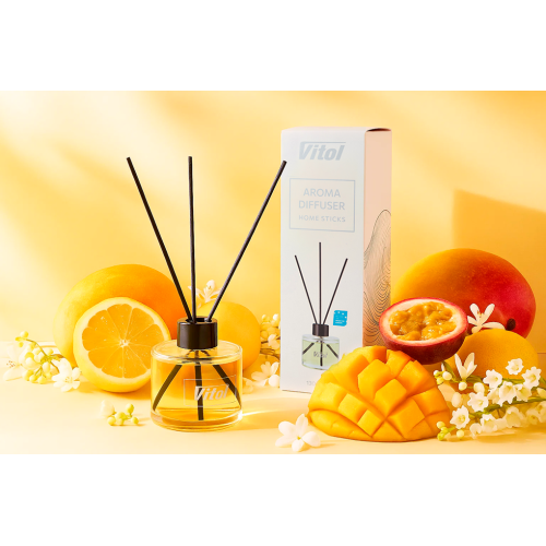 Аромадифузор VITOL Home Sticks Fruit Garden 130 мл - Vitol Аромадифузор VITOL Home Sticks Fruit Garden 130 мл