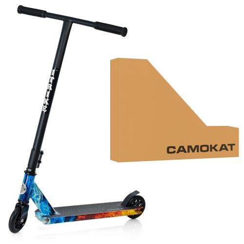 Самокат SR 2-064-5-WP6 (1шт) алюм.+сталь, трюковий, кол.2шт.ПУ110мм-алюм., кермо 83,5см., підніжка31-10см, кор. - Vitol Самокат SR 2-064-5-WP6 (1шт) алюм.+сталь, трюковий, кол.2шт.ПУ110мм-алюм., кермо 83,5см., підніжка31-10см, кор.