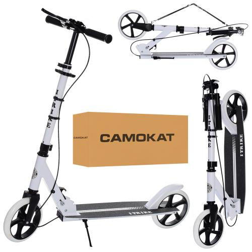Самокат SR 2-049-1-WB (1шт) алюм+сталь,2колПУ200мм,кермо89-100см,підн33-15см,підстав,ручне гальмо,склад - Vitol Самокат SR 2-049-1-WB (1шт) алюм+сталь,2колПУ200мм,кермо89-100см,підн33-15см,підстав,ручне гальмо,склад