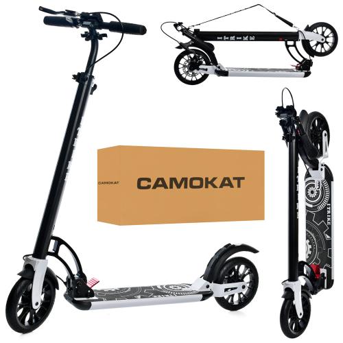 Самокат SR 2-080-W (1шт) алюм,2колесаПУ200мм,кермо90-110см,підніжка36-14см,замок,диск.гальмо,складаний - Vitol Самокат SR 2-080-W (1шт) алюм,2колесаПУ200мм,кермо90-110см,підніжка36-14см,замок,диск.гальмо,складаний