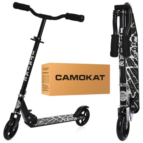 Самокат SR 2-039-8-B (1шт) алюм., 2 колеса ПУ145мм, кермо 79/90см., підніжка 52/32-10,5см., ручки фомові. - Vitol Самокат SR 2-039-8-B (1шт) алюм., 2 колеса ПУ145мм, кермо 79/90см., підніжка 52/32-10,5см., ручки фомові.