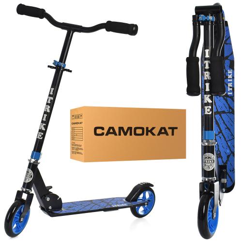 Самокат SR 2-039-8-BL (1шт) алюм., 2колесаПУ145мм., кермо79/90см., підніжка52/32-10,5см., ручки фомові. - Vitol Самокат SR 2-039-8-BL (1шт) алюм., 2колесаПУ145мм., кермо79/90см., підніжка52/32-10,5см., ручки фомові.