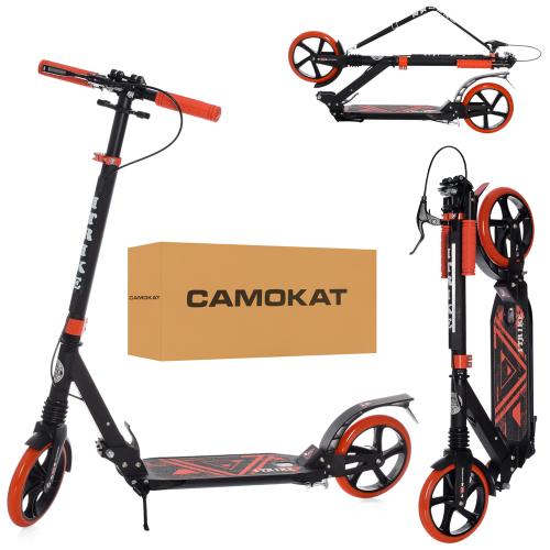 Самокат SR 2-018-10-BOR (1шт) дорос,алюм+сталь,кол2штПУ200мм,кермо89/103см,підн46-14см,ручне гальмо,замок,помар. - Vitol Самокат SR 2-018-10-BOR (1шт) дорос,алюм+сталь,кол2штПУ200мм,кермо89/103см,підн46-14см,ручне гальмо,замок,помар.