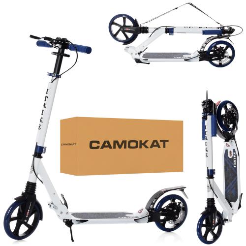 Самокат SR 2-018-11-WBL (1шт) дорос.,алюм.+сталь,кол.2штПУ200мм,р.89/103см,підніжка46-14см,диск.гальмо,замок - Vitol Самокат SR 2-018-11-WBL (1шт) дорос.,алюм.+сталь,кол.2штПУ200мм,р.89/103см,підніжка46-14см,диск.гальмо,замок