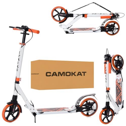 Самокат SR 2-018-11-WOR (1шт) дорос.,алюм.+сталь,кол.2штПУ200мм,р.89/103см,підніжка46-14см,диск.гальмо,замок - Vitol Самокат SR 2-018-11-WOR (1шт) дорос.,алюм.+сталь,кол.2штПУ200мм,р.89/103см,підніжка46-14см,диск.гальмо,замок