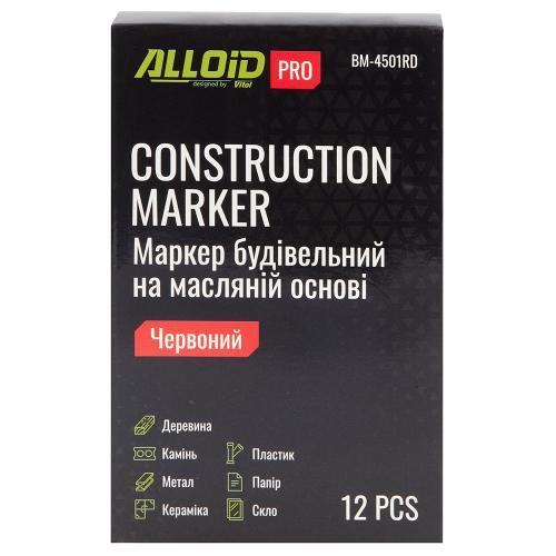 Alloid Pro. Маркер будівельний червоний - Vitol Alloid Pro. Маркер будівельний червоний