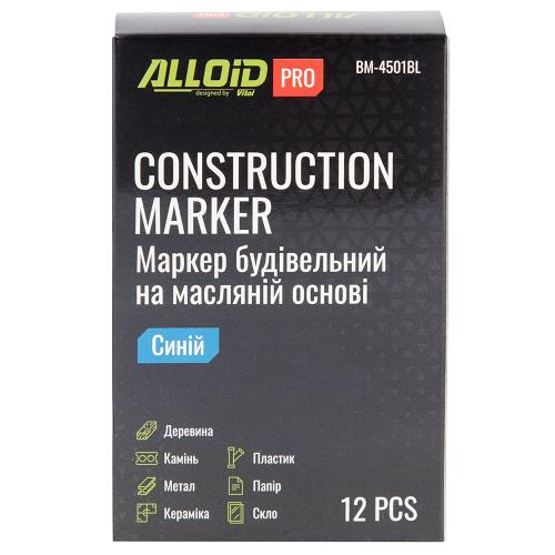 Alloid Pro. Маркер будівельний синій - Vitol Alloid Pro. Маркер будівельний синій