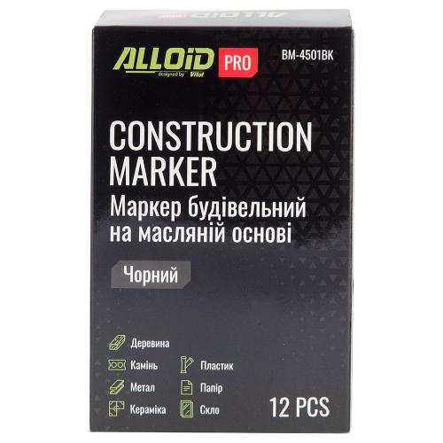 Alloid Pro. Маркер будівельний чорний - Vitol Alloid Pro. Маркер будівельний чорний