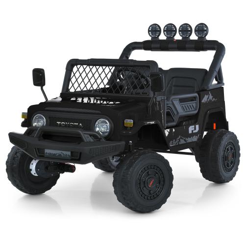 Джип 2566AEBLR-2(24V) (1шт) 2,4G, 4мотори35W, 1акум24V7AH, колесаEVA, шкір.сид, MP3, USB, BLUETOOTH, музика, світло, чорний - Vitol Джип 2566AEBLR-2(24V) (1шт) 2,4G, 4мотори35W, 1акум24V7AH, колесаEVA, шкір.сид, MP3, USB, BLUETOOTH, музика, світло, чорний