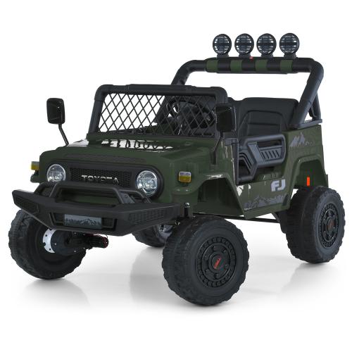 Джип 2566AEBLR-5(24V) (1шт) 2,4G, 4мотори35W, 1акум24V7AH, колесаEVA, шкір.сид, MP3, USB, BLUETOOTH, музика, світло, зелений - Vitol Джип 2566AEBLR-5(24V) (1шт) 2,4G, 4мотори35W, 1акум24V7AH, колесаEVA, шкір.сид, MP3, USB, BLUETOOTH, музика, світло, зелений