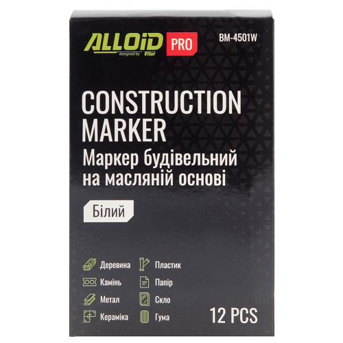 Alloid Pro. Маркер будівельний білий - Vitol Alloid Pro. Маркер будівельний білий