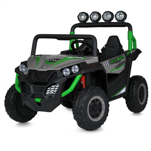 Джип M 6058EBLR-11(24V) (1шт) р/к2,4G, 4мотори90W, 1акум24V7AH,світло,муз,колесаEVA, USB, BLUETOOTH, FM, шкір.сидіння, сірий - Vitol Джип M 6058EBLR-11(24V) (1шт) р/к2,4G, 4мотори90W, 1акум24V7AH,світло,муз,колесаEVA, USB, BLUETOOTH, FM, шкір.сидіння, сірий