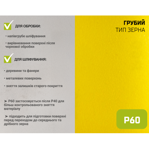 Наждачний папір на паперовій основі, 115мм х 10м, зерно 60, Alloid - Vitol Наждачний папір на паперовій основі, 115мм х 10м, зерно 60, Alloid