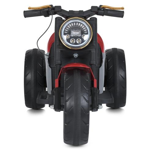 Мотоцикл M 5048EL-3 (1шт) 2мот*25W, 1акум12V9AH, муз, світло, MP3, TF, USB, EVA,шкіра, червоний - Vitol Мотоцикл M 5048EL-3 (1шт) 2мот*25W, 1акум12V9AH, муз, світло, MP3, TF, USB, EVA,шкіра, червоний