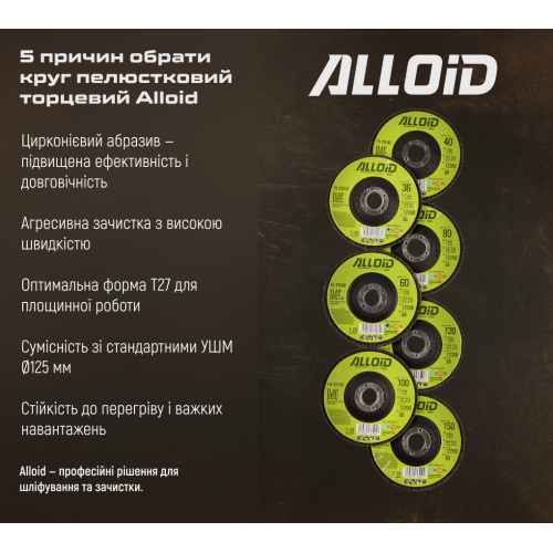 ���� ����������� �������� ����������� 125 ��, ����� 40 Alloid, T27