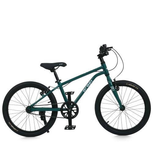 Велосипед дитячий 20д. PROF1 MB 20LIGHTY RAIN FOREST (1шт) LIGHTY,SKD85,алюм. рама,кермо, торм,обода,підніжка,темно-зелений - Vitol Велосипед дитячий 20д. PROF1 MB 20LIGHTY RAIN FOREST (1шт) LIGHTY,SKD85,алюм. рама,кермо, торм,обода,підніжка,темно-зелений