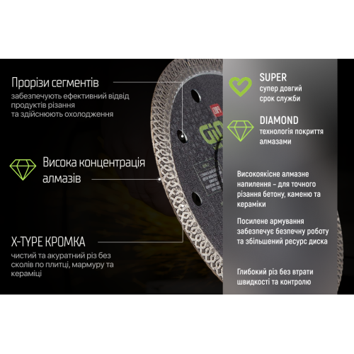 Alloid Pro. Диск алмазный отрезной X-Wave 230мм - Vitol Alloid Pro. Диск алмазный отрезной X-Wave 230мм