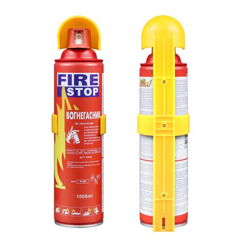 Вогнегасник вуглекислотний 1000 мл FIRE STOP з кріпленням F1-25 - Vitol Вогнегасник вуглекислотний 1000 мл FIRE STOP з кріпленням F1-25