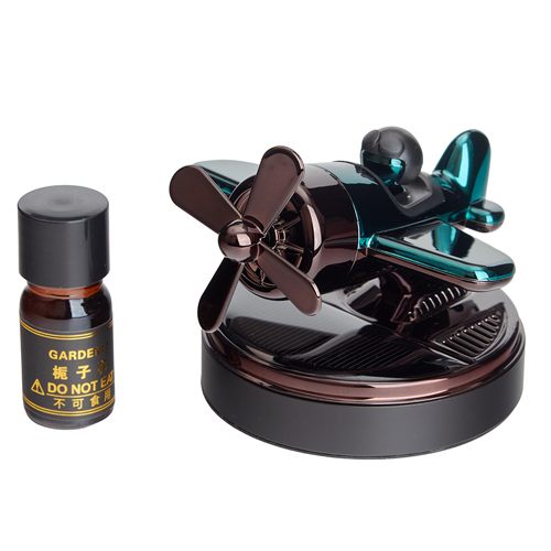 Освежитель воздуха "Самолёт с пилотом" на солнечной батарее Chrom mix - Vitol Освежитель воздуха "Самолёт с пилотом" на солнечной батарее Chrom mix