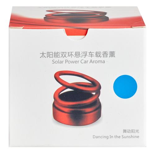 Освежитель воздуха "Кольца" левитация на солнечной батарее Blue - Vitol Освежитель воздуха "Кольца" левитация на солнечной батарее Blue