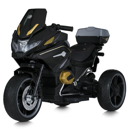 Мотоцикл M 5830EBLR-2 (1шт) р/к 2,4G,1акум12V12, 2мотори45W, USB, MP3, TF, bluetooth, музика, світло, EVA, шкіра, чорний - Vitol Мотоцикл M 5830EBLR-2 (1шт) р/к 2,4G,1акум12V12, 2мотори45W, USB, MP3, TF, bluetooth, музика, світло, EVA, шкіра, чорний