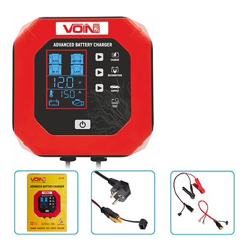  -  VOIN VL-215 12&24V/15A/3-200AHR/LCD/