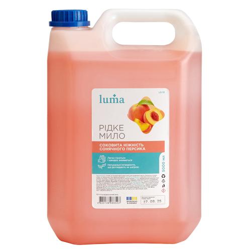 Рідке мило Luma Персик 5л - Vitol Рідке мило Luma Персик 5л