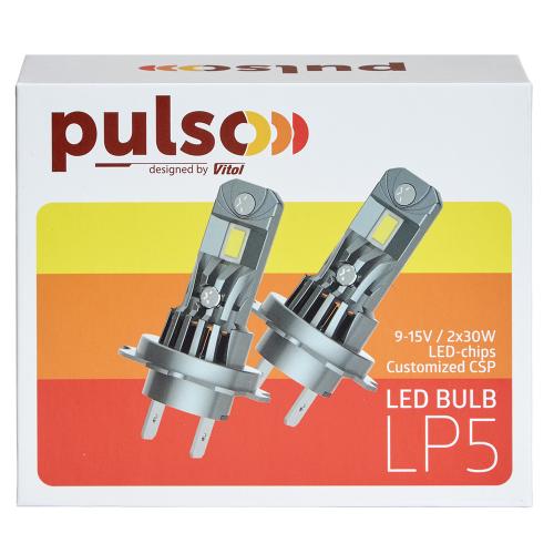 Лампы PULSO LP5-HB4/LED-chips 3570 CSP/12v/2x30w/4000Lm/6500K - Vitol Лампы PULSO LP5-HB4/LED-chips 3570 CSP/12v/2x30w/4000Lm/6500K