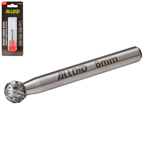 Alloid Pro. Борфреза твердосплавная по металлу, тип D,  D-8мм, d-6мм, L-52мм - Vitol Alloid Pro. Борфреза твердосплавная по металлу, тип D,  D-8мм, d-6мм, L-52мм