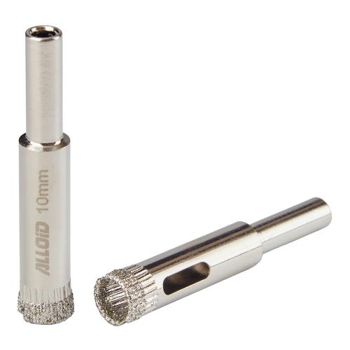 Alloid Base. Сверло корончатое алмазное по стеклу и керамике  10мм (2шт) - Vitol Alloid Base. Сверло корончатое алмазное по стеклу и керамике  10мм (2шт)