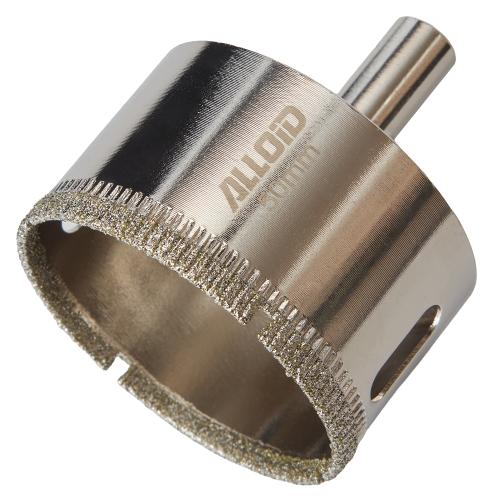 Alloid Base. Сверло корончатое алмазное по стеклу и керамике  50мм - Vitol Alloid Base. Сверло корончатое алмазное по стеклу и керамике  50мм