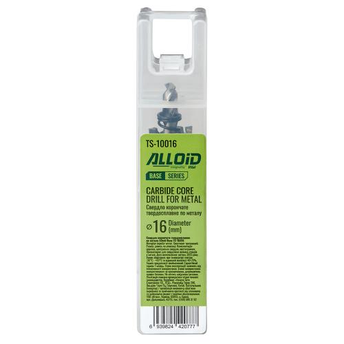 Alloid Base. Сверло корончатое твердосплавное по металлу  16мм - Vitol Alloid Base. Сверло корончатое твердосплавное по металлу  16мм