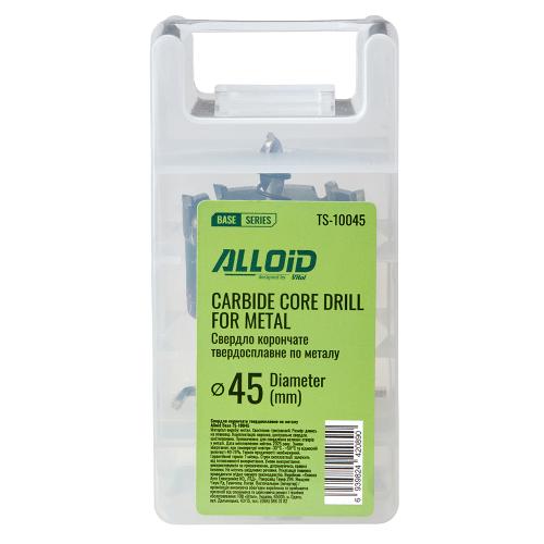 Alloid Base. Сверло корончатое твердосплавное по металлу  45мм - Vitol Alloid Base. Сверло корончатое твердосплавное по металлу  45мм