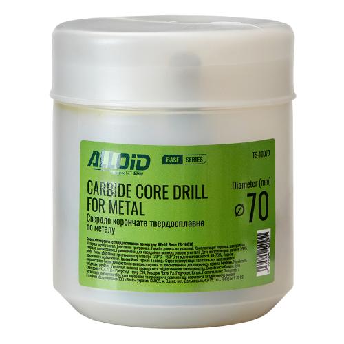 Alloid Base. Сверло корончатое твердосплавное по металлу  70мм - Vitol Alloid Base. Сверло корончатое твердосплавное по металлу  70мм