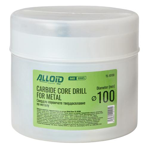Alloid Base. Сверло корончатое твердосплавное по металлу 100мм - Vitol Alloid Base. Сверло корончатое твердосплавное по металлу 100мм