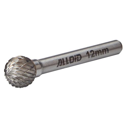 Alloid Pro. Борфреза твердосплавная по металлу, тип D, D-12мм, d-6мм, L-56мм - Vitol Alloid Pro. Борфреза твердосплавная по металлу, тип D, D-12мм, d-6мм, L-56мм